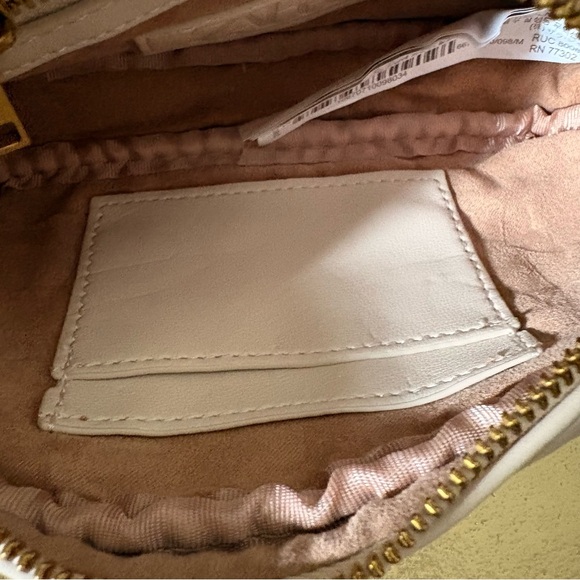 NWT Zara Quilted Cream Crossbody Shoulder Bag - Picture 6 of 11